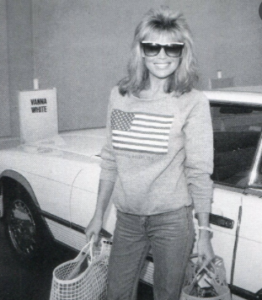 Vanna White with her car