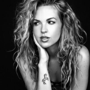 Caption: Actress Briana Buckmaster