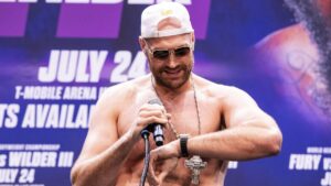 Caption: Boxer Tyson Fury