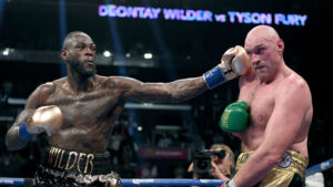 Caption: Tyson Fury vs Deontay Wilder