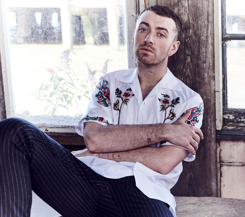 Caption: Sam Smith, Singer, Songwriter, Social Media Personality, YouTuber, Model