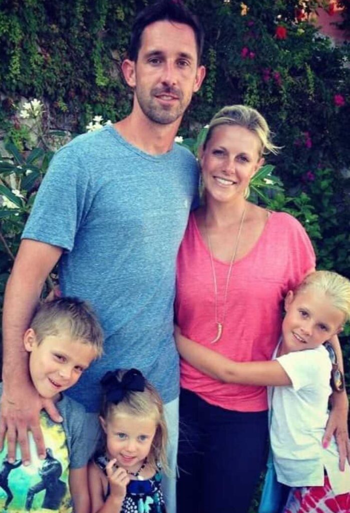 Caption: Kyle Shanahan family