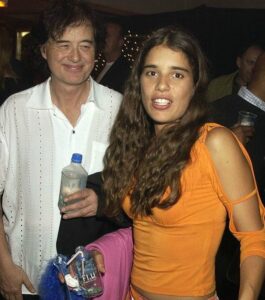 Jimena Gomez Paratcha with her ex-husband 
