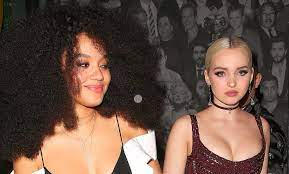 Kiersey Clemons with her friend Dove Cameron