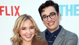 Joey Bragg with his girlfriend