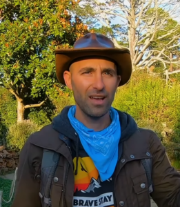 Caption: Coyote Peterson posing for a photo
