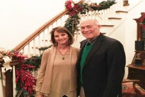 Caption: James Spann with his wife