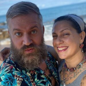 Caption: Danielle Colby-Cushman with her husband