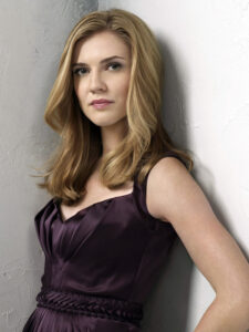 Caption: Sara Canning posing for a photo