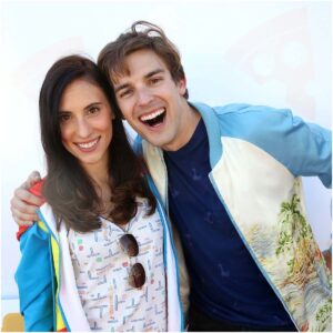Caption: Youtuber MatPat with heia wife