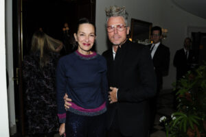 Caption: Cynthia Rowley with her Husband 