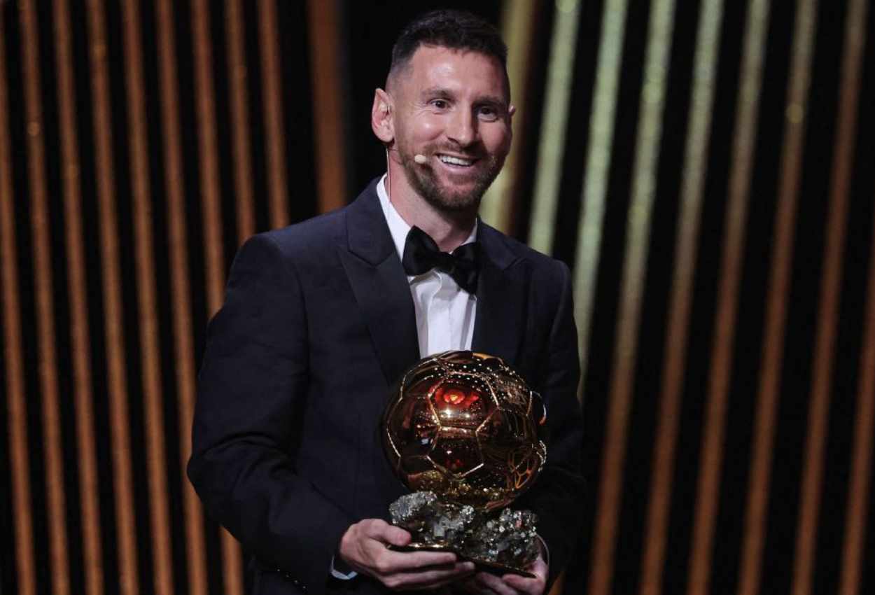 Messi received eight-time Ballon d'Or