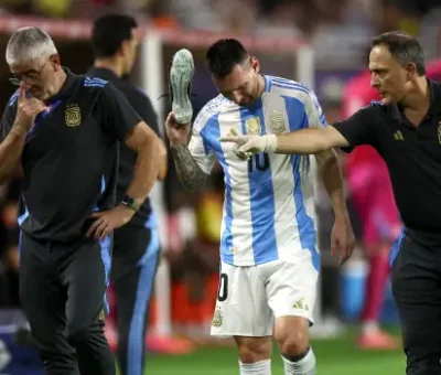 Lionel Messi injured