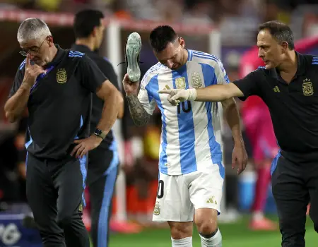 Lionel Messi injured